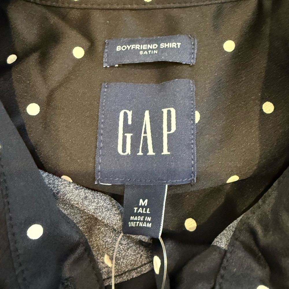 NWT Gap Polka Dot Shirt - Picture 4 of 9